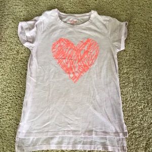 Cat & Jack heart graphic shirt